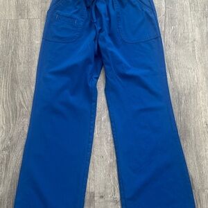 Heartsoul Scrub Pants Petite Small Royal Blue Set of 2 Stretch